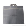 Uterque Grey Water Proof Suit Garment Bag With Snap Fastener Closure, Silver Eyelet